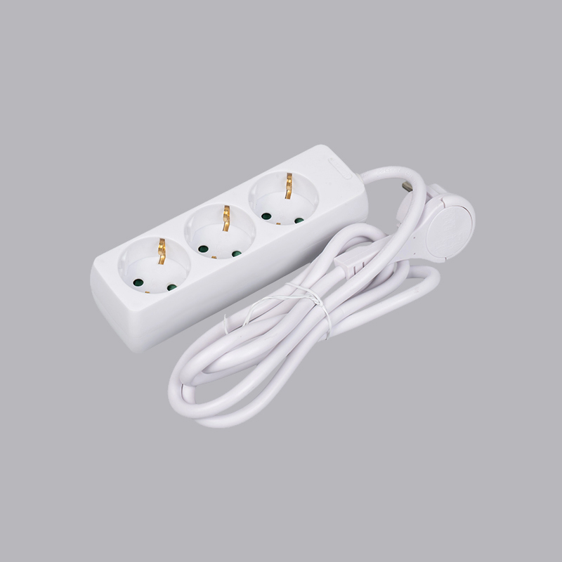 LOB-03L German genus rectangulum formatum 3-modo potentia habena cum viverra anulum Multi-Socket