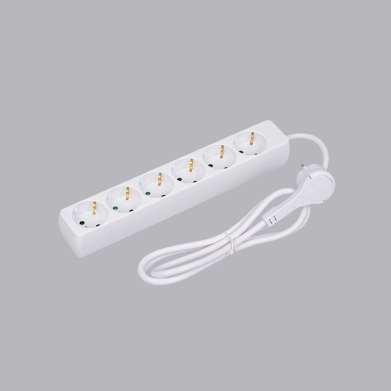 LOB-06L German genus rectangulum VI-modo potentia habena cum viverra anulum Multi-Socket