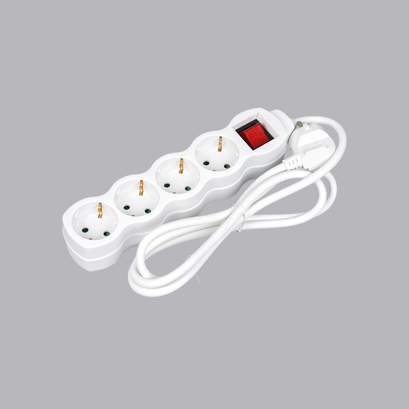 TRUNCUS-04K German genus cucurbita informibus IV-modo potentia habena cum switch Multi-Socket