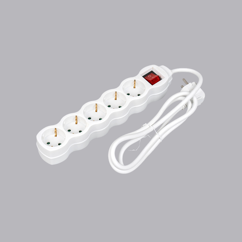 LOG-05K German genus cucurbita informibus 5-modo potentia habena cum switch Multi-Socket