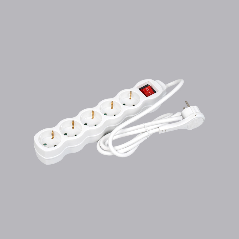 TRUNCUS-05KL German genus cucurbita formata V-via potentia habena cum viverra anulum et switch Multi-Socket
