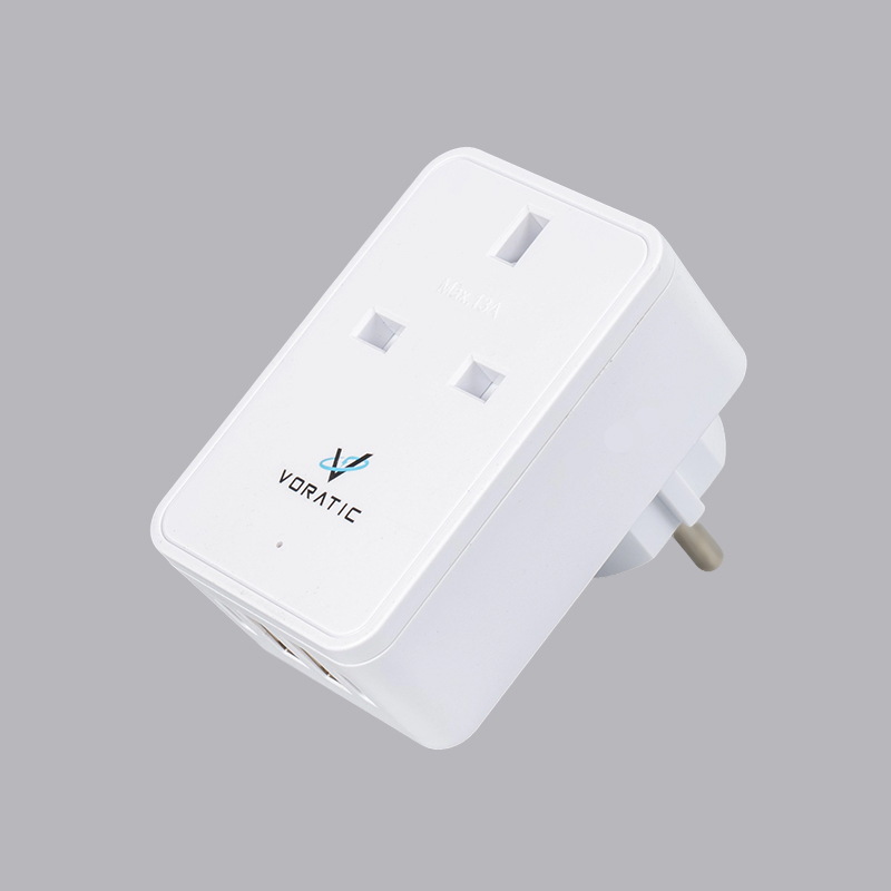 VT-924-DE UK ad Germaniam, 1 nervum, 2 USB portus, 2 typeC portuum adaptor