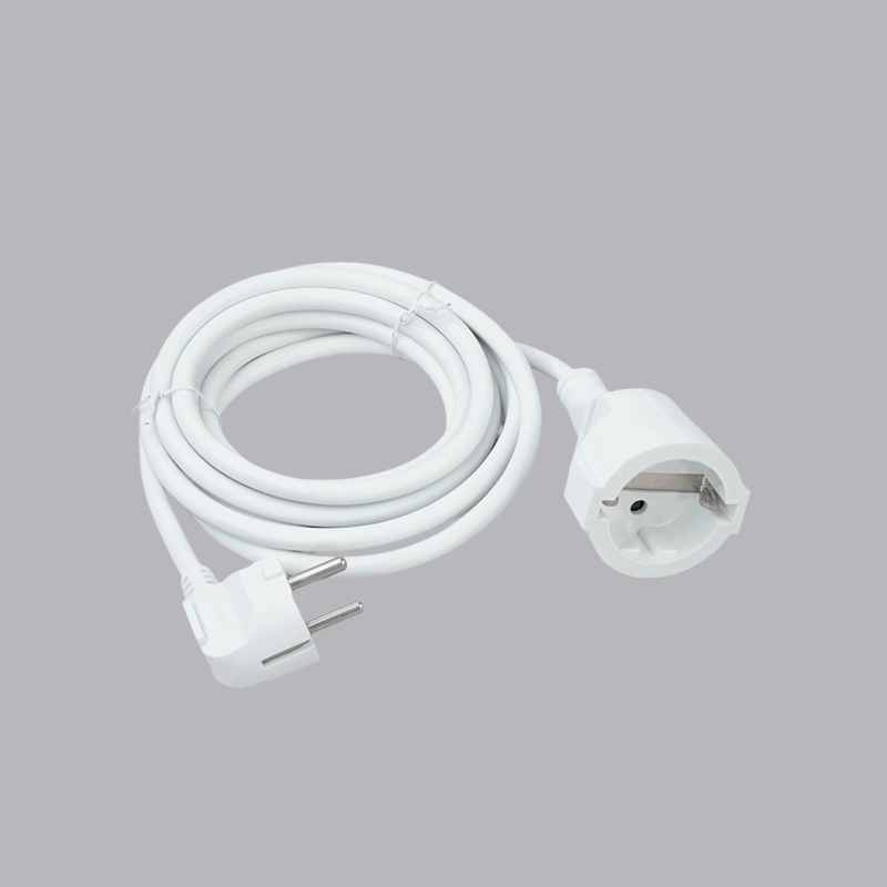 G2-5C German type of right-ang plug extension cord