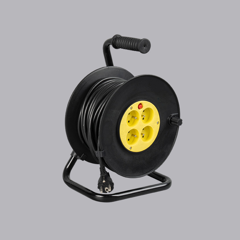 F4R-50 French type ferrea frame 50m cable reel