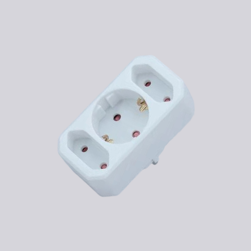 G01-01/2 german genus unum rotundum obturaculum et duo plana plugs adaptor